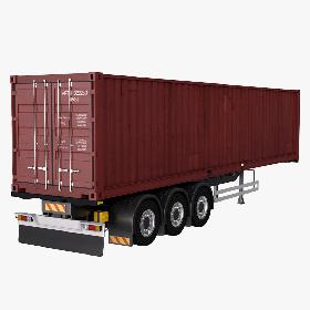 EU Container Trailer model
